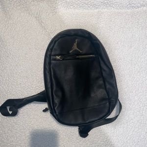 jordan leather backpack